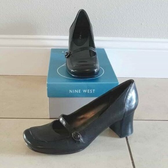 Nine West Mary Jane Block Heels - Picture 1 of 10